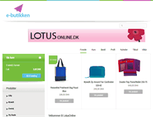 Tablet Screenshot of lotusonline.dk